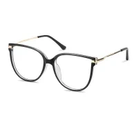 Oval Black Eyeglasses