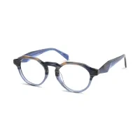 Oval Transparent Blue