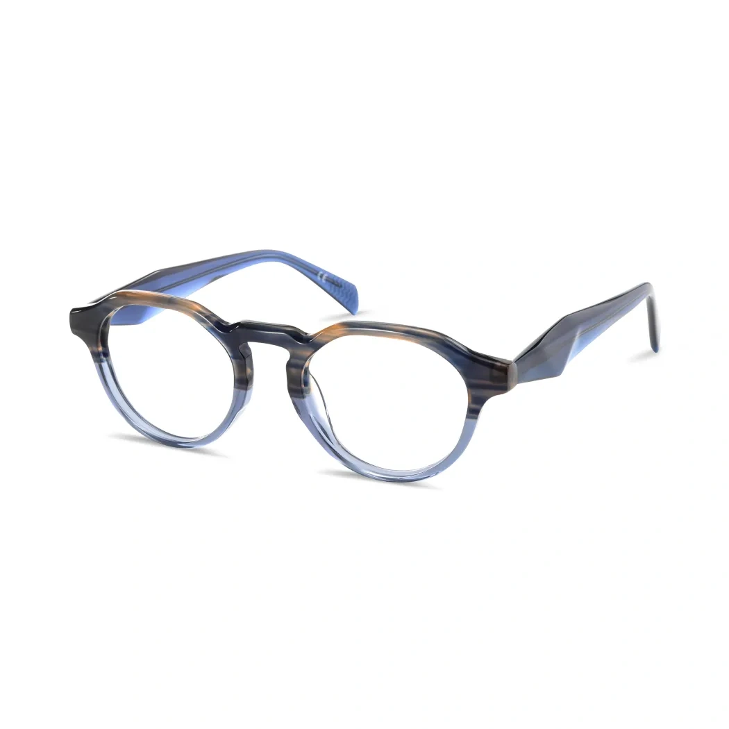 Oval Transparent Blue