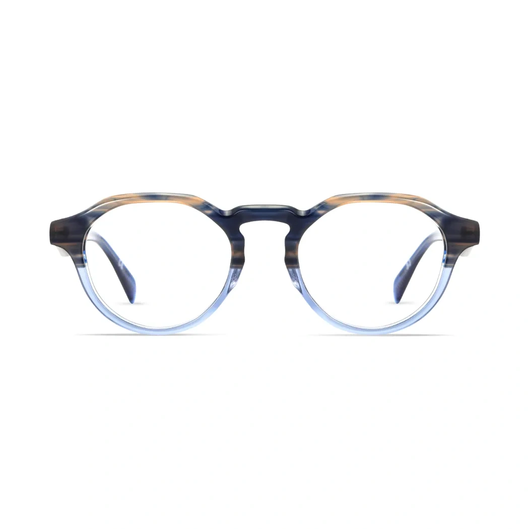 Oval Transparent Blue