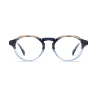 Oval Transparent Blue