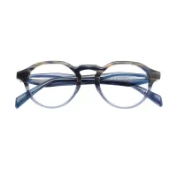 Oval Transparent Blue