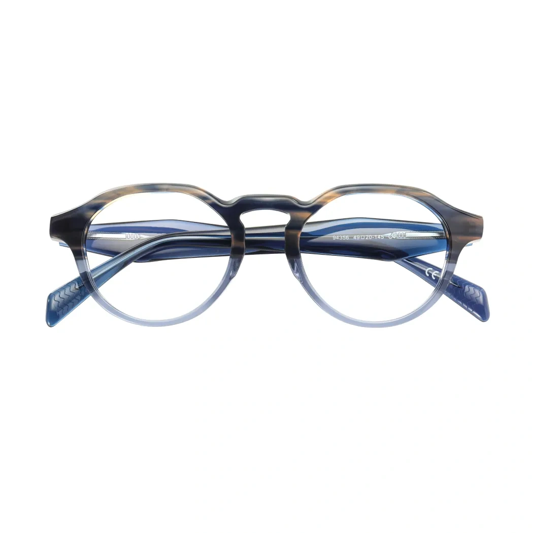 Oval Transparent Blue