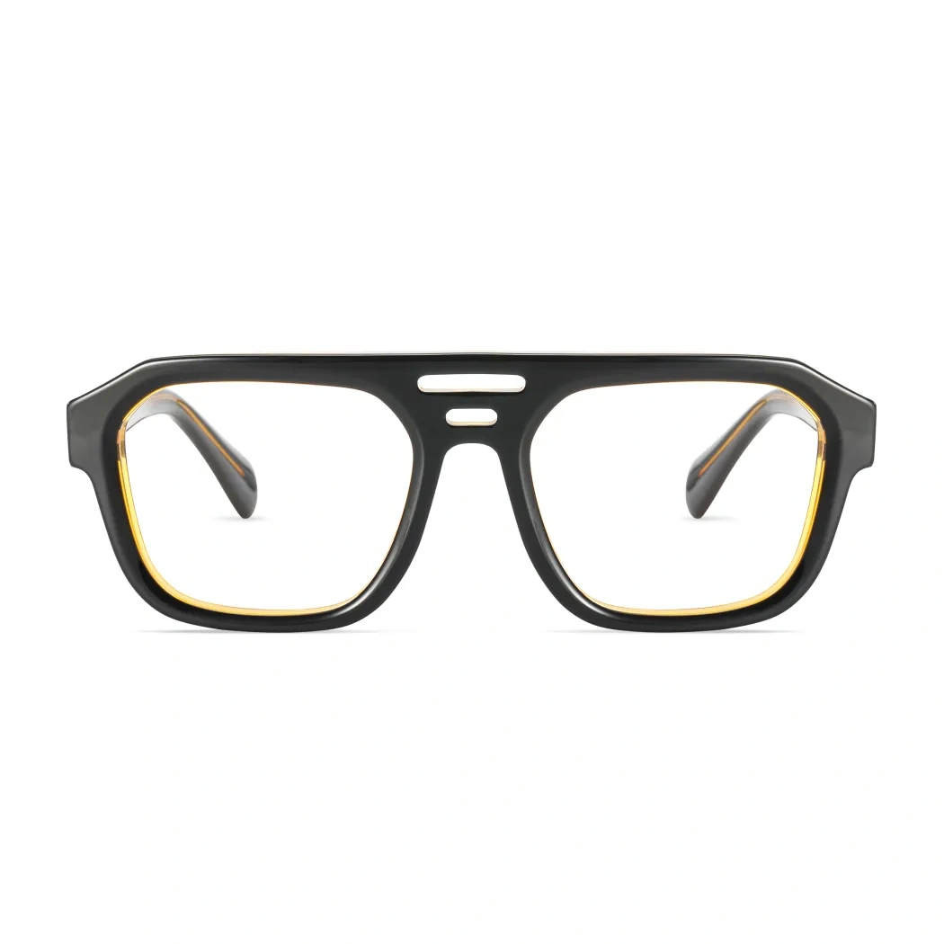 Square Black Eyeglasses