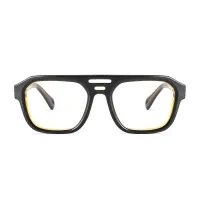 Square Black Eyeglasses