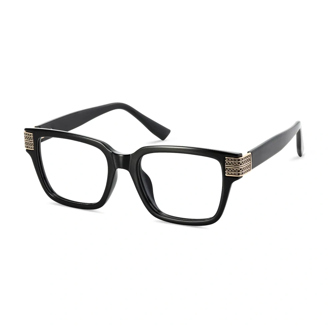 Rectangle Black Eyeglasses
