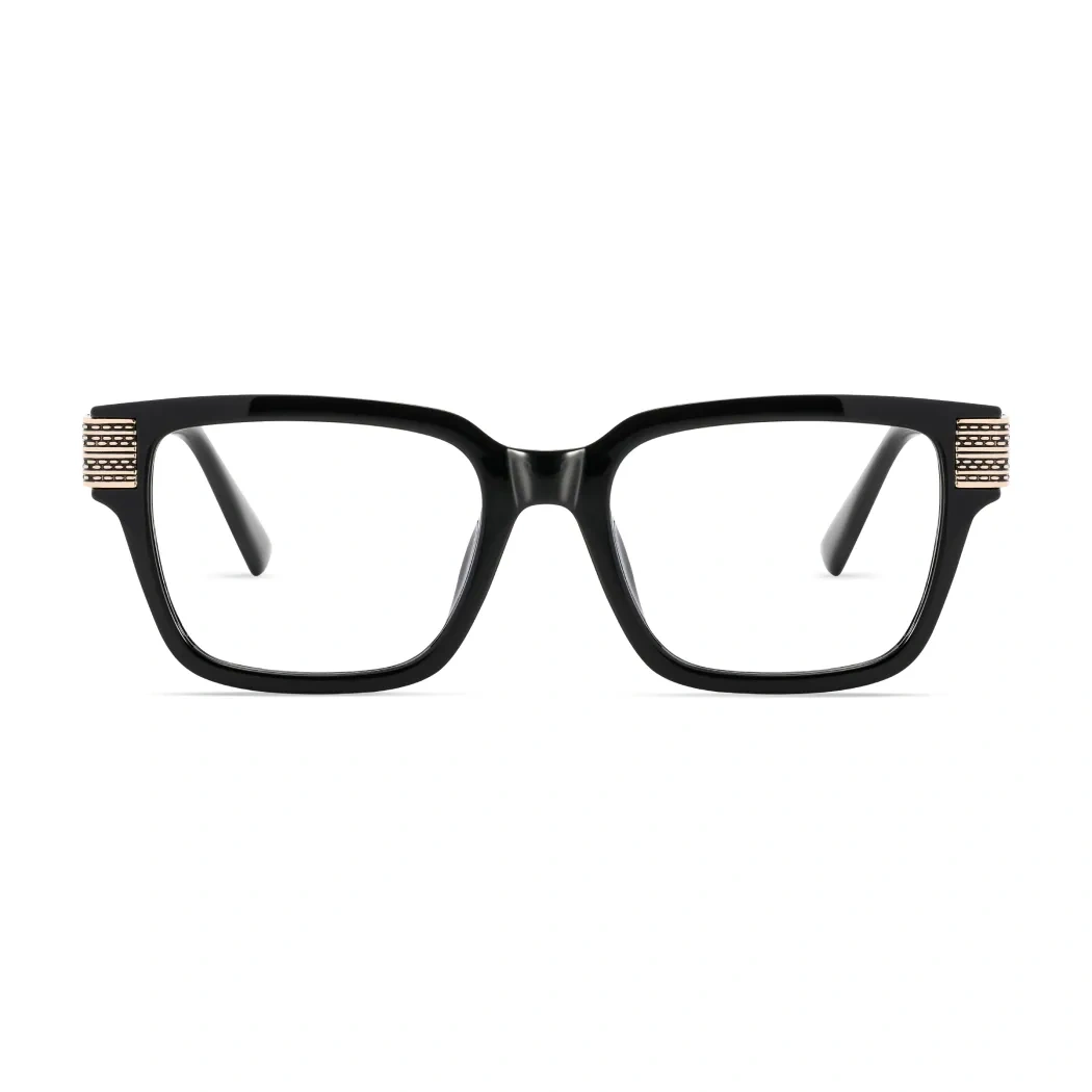 Rectangle Black Eyeglasses