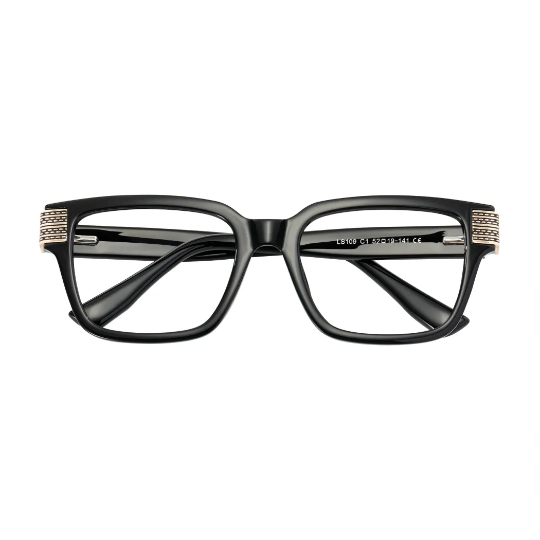 Rectangle Black Eyeglasses