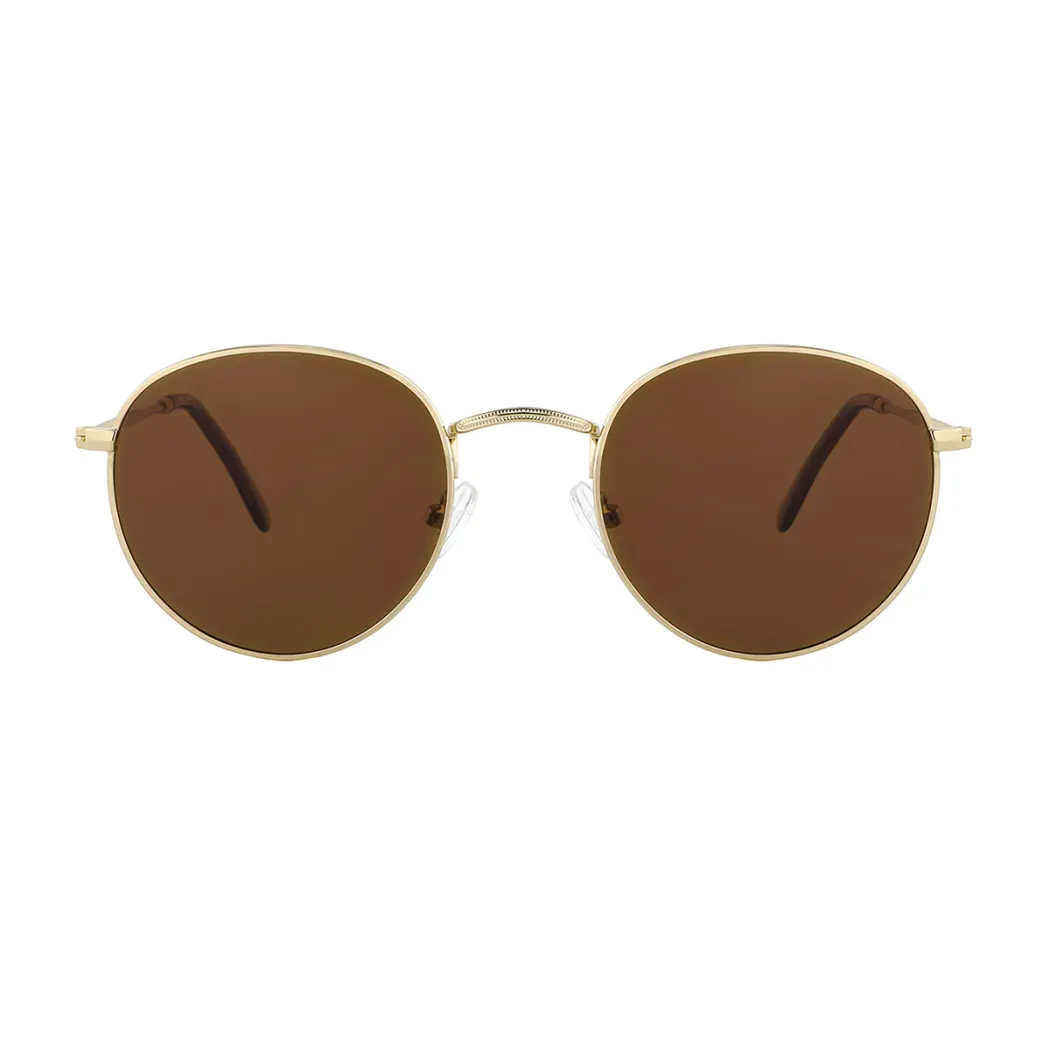 Round Gold Sunglasses