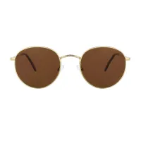 Round Gold Sunglasses