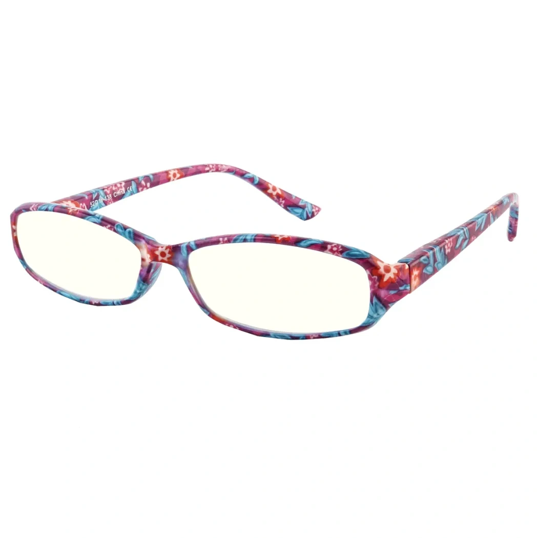 Rectangle Green Reading Glasses