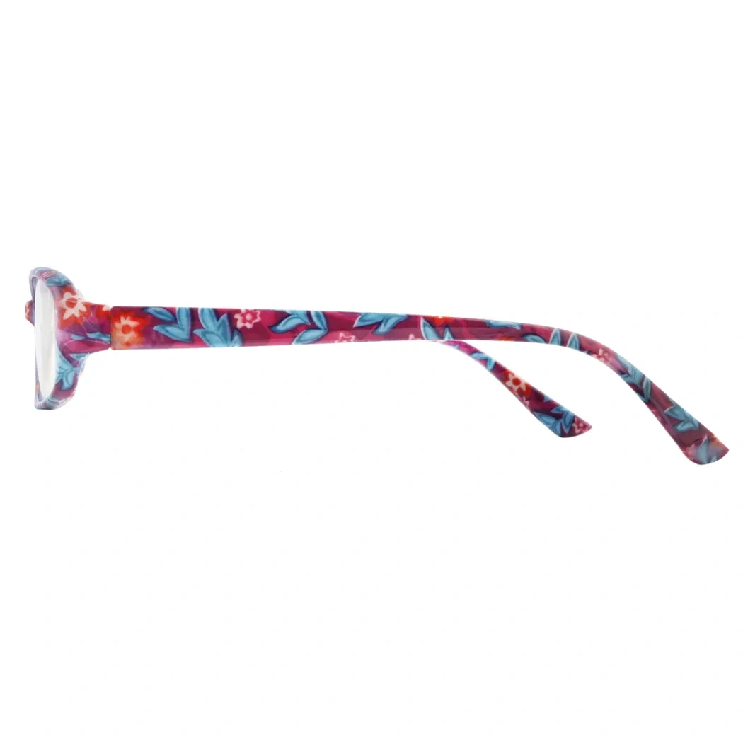 Rectangle Green Reading Glasses