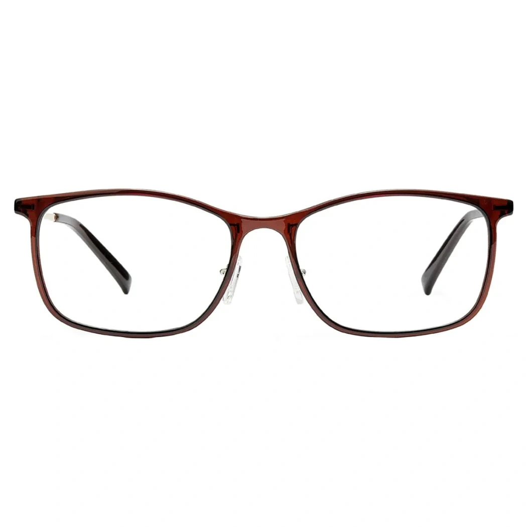 Rectangle Brown Reading Glasses