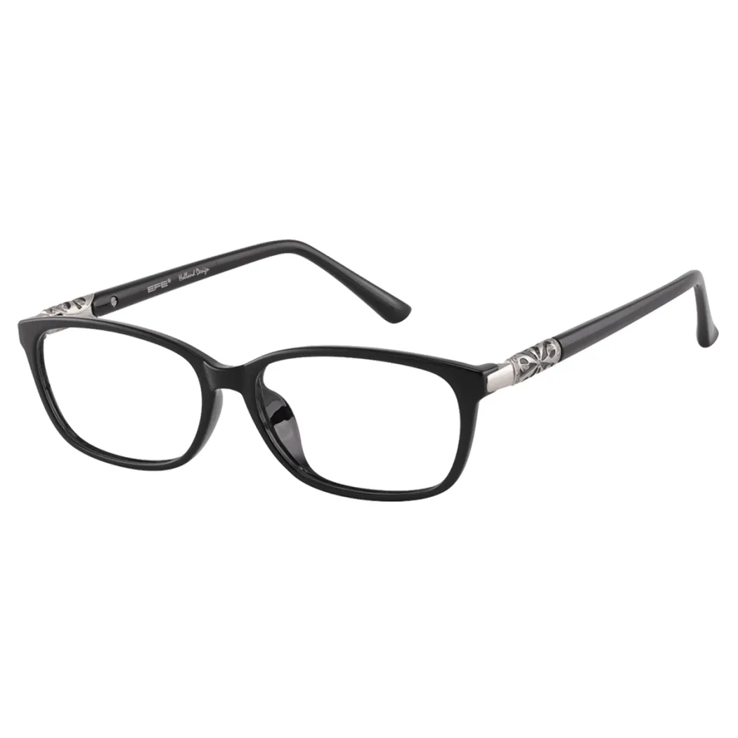 Oval Black Eyeglasses