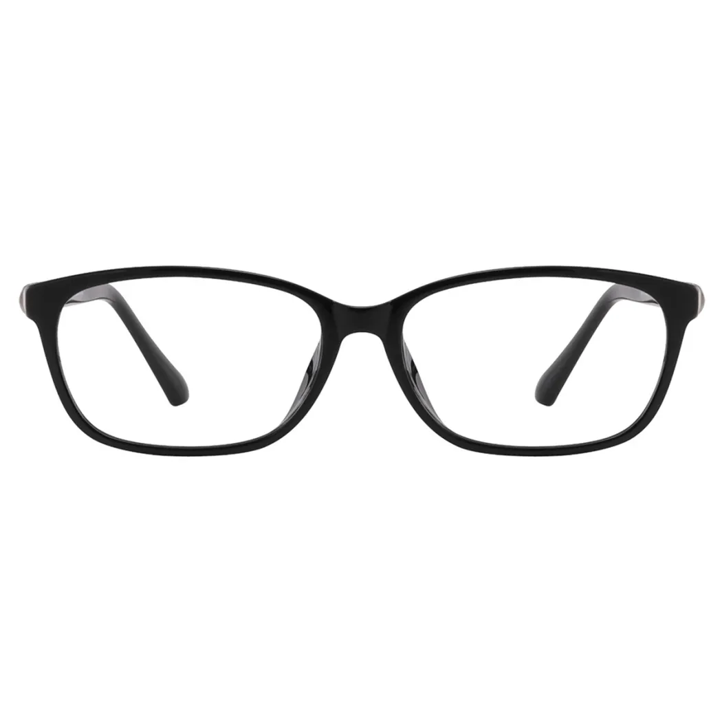 Oval Black Eyeglasses