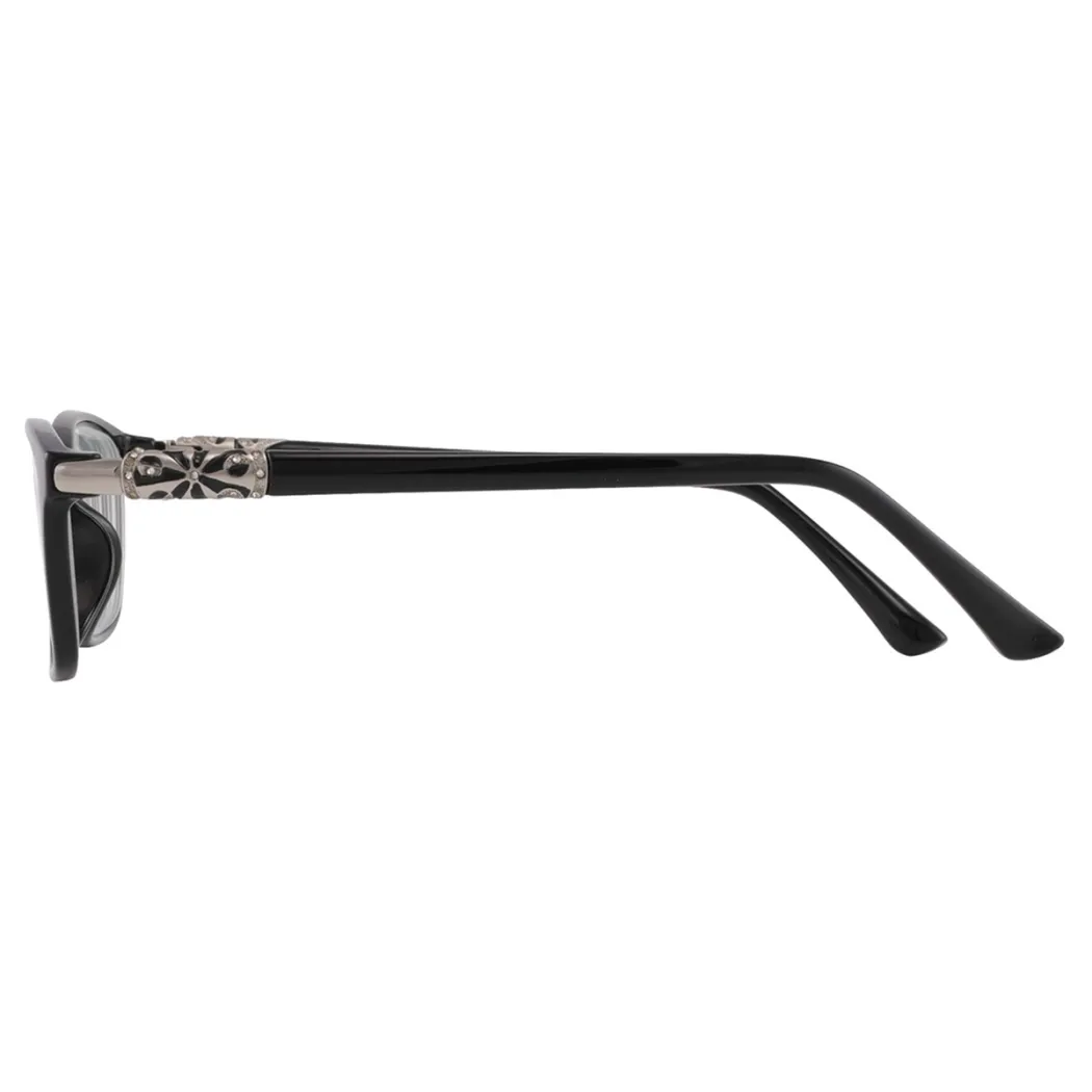 Oval Black Eyeglasses