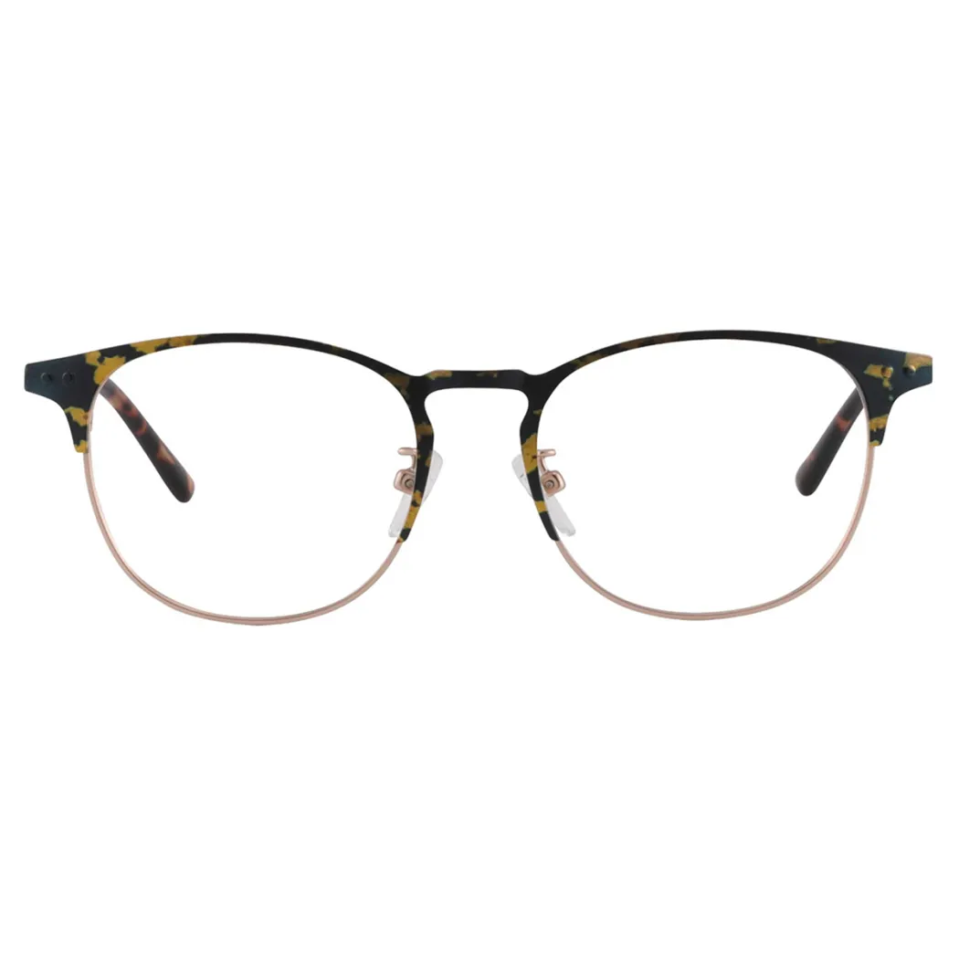 Oval Lemon Tortoiseshell Eyeglasses