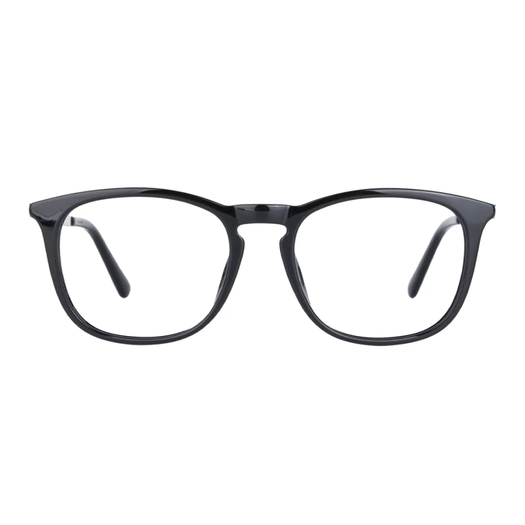 Oval Black Eyeglasses