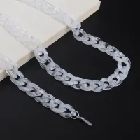 Clear eyeglasses chain