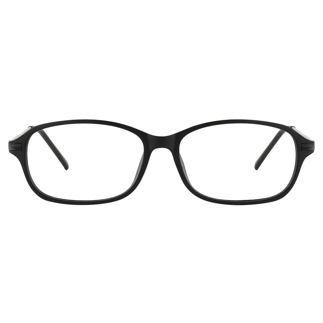 Oval Black Eyeglasses
