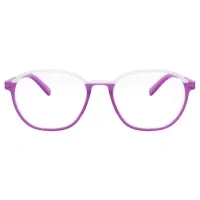 Round Purple Reading Glasses