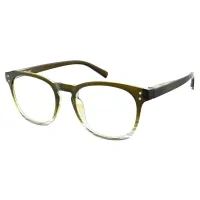 Square Green Reading Glasses