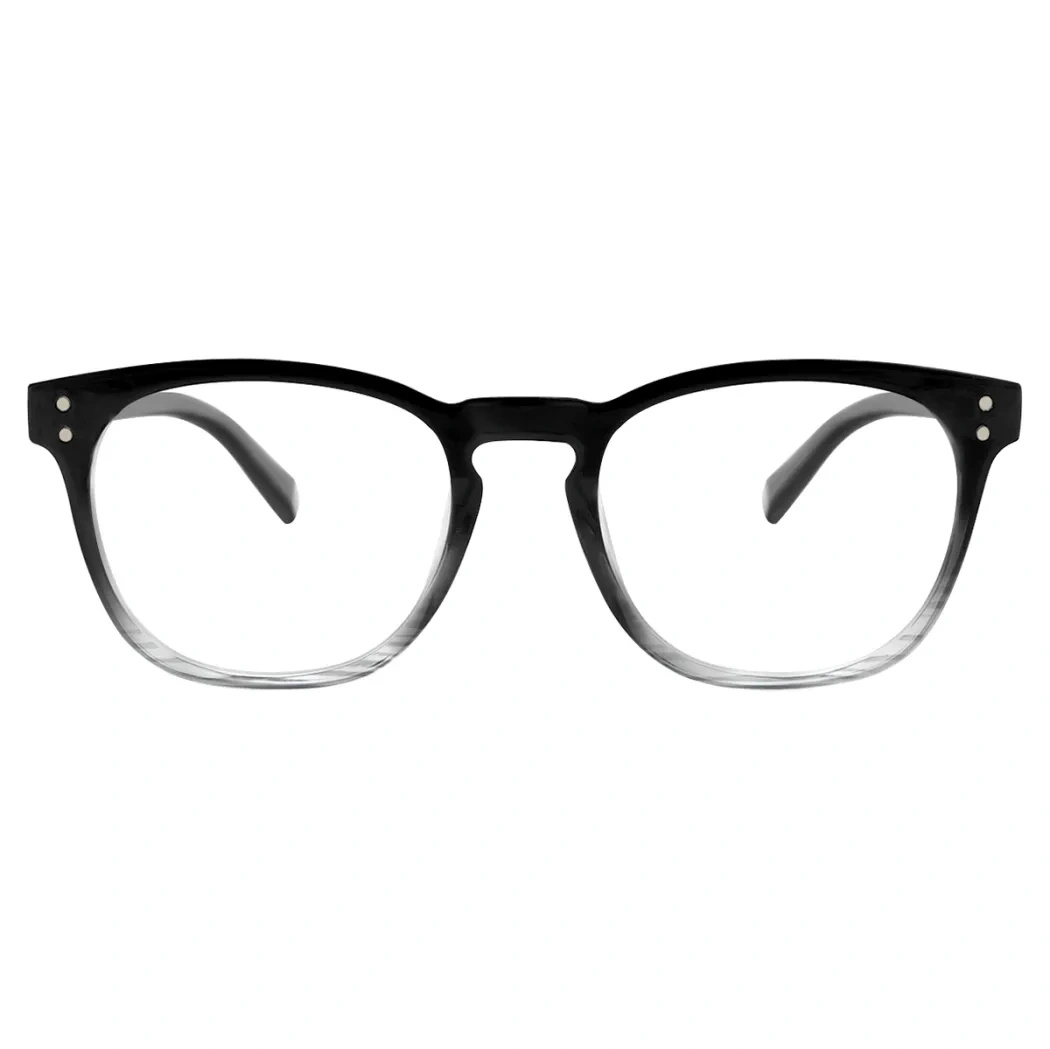 Square Blue Reading Glasses