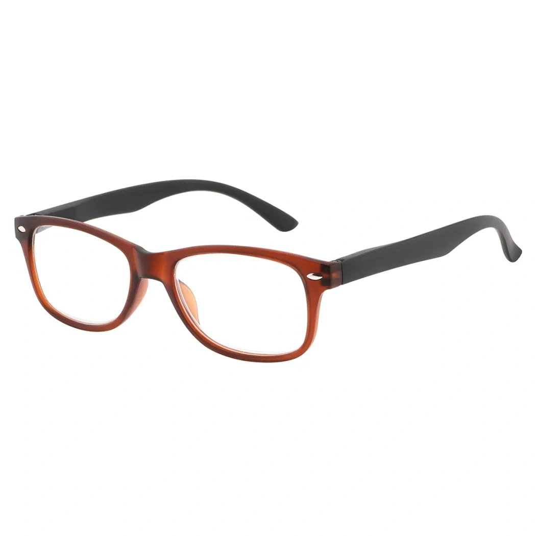 Rectangle Brown Reading Glasses