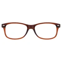Rectangle Brown Reading Glasses