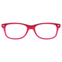 Rectangle Red Reading Glasses