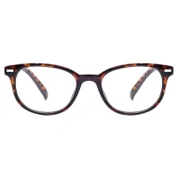 Oval Tortoiseshell Reading Glasses