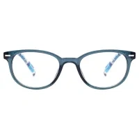 Oval Blue Reading Glasses
