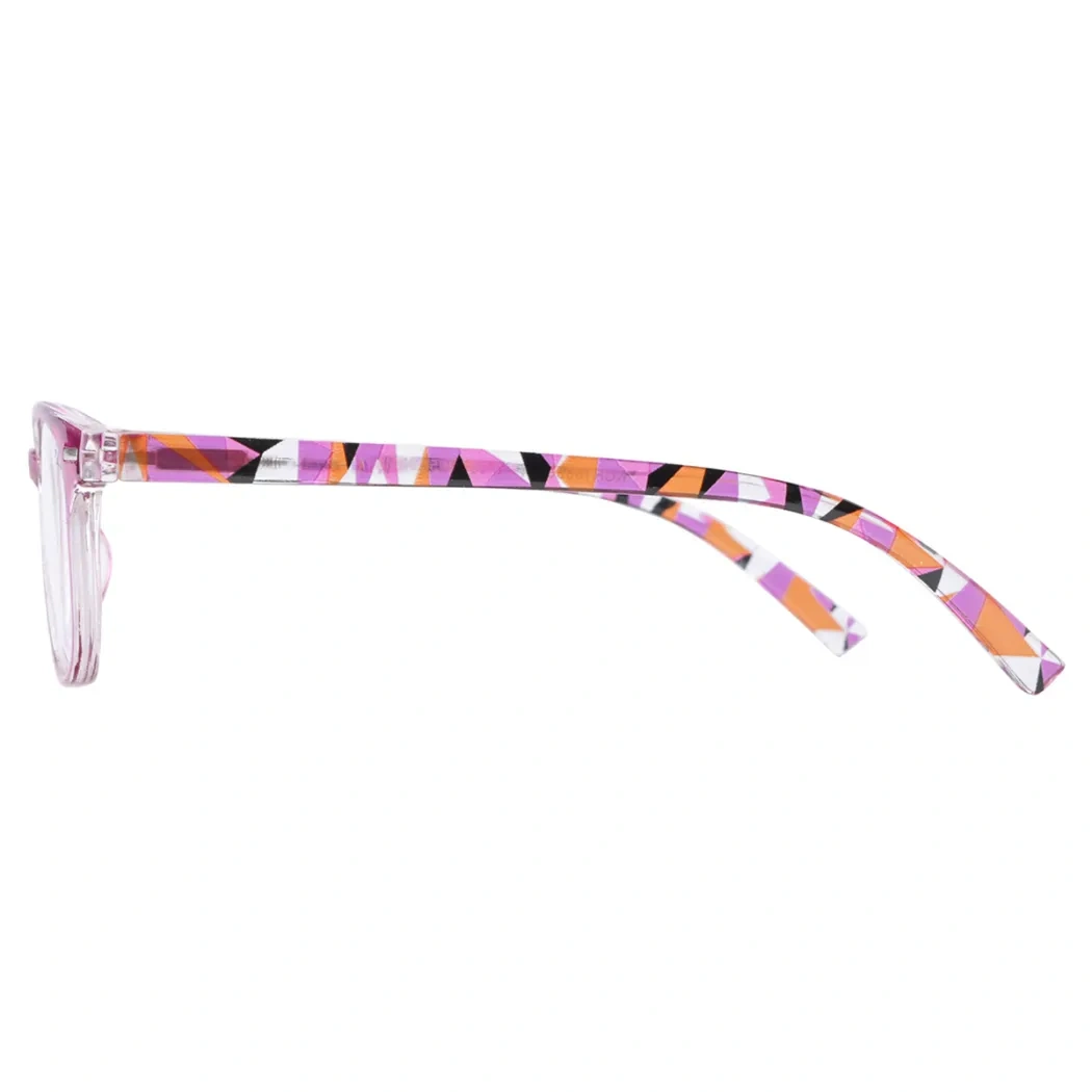 Oval Pink Reading Glasses