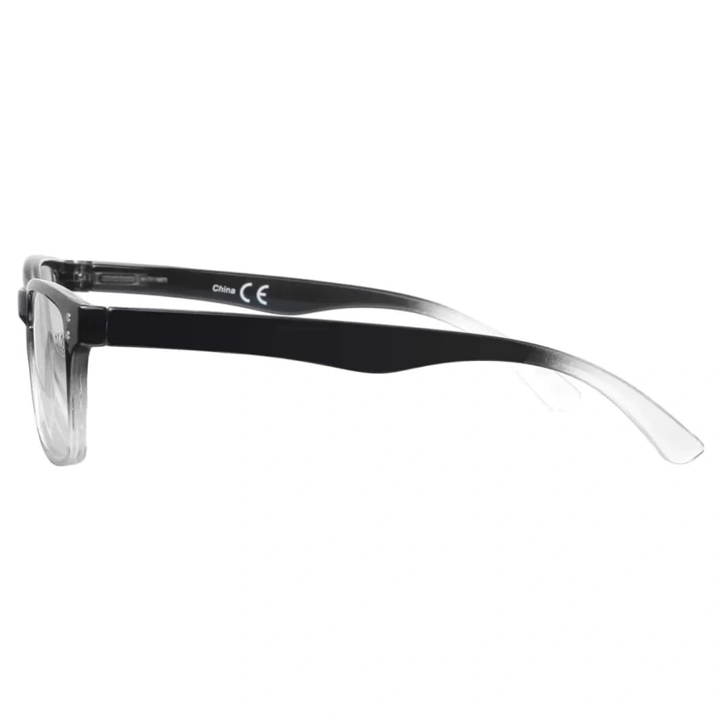 Rectangle Gradient Black Reading Glasses