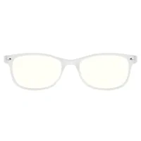 Oval White Reading Glasses