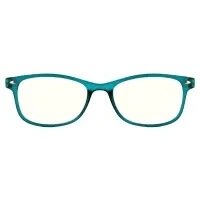 Oval Dark Green Reading Glasses