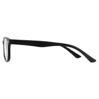 Oval Black Reading Glasses