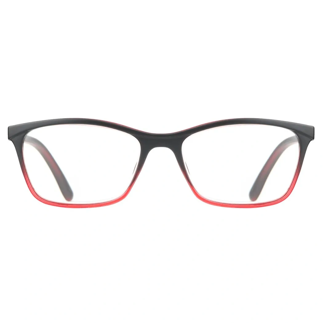 Rectangle Red Reading Glasses