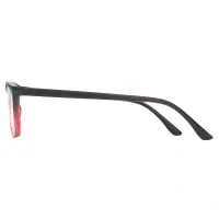Rectangle Red Reading Glasses