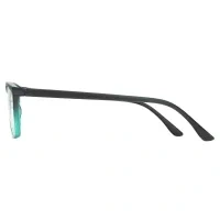 Rectangle Green Reading Glasses