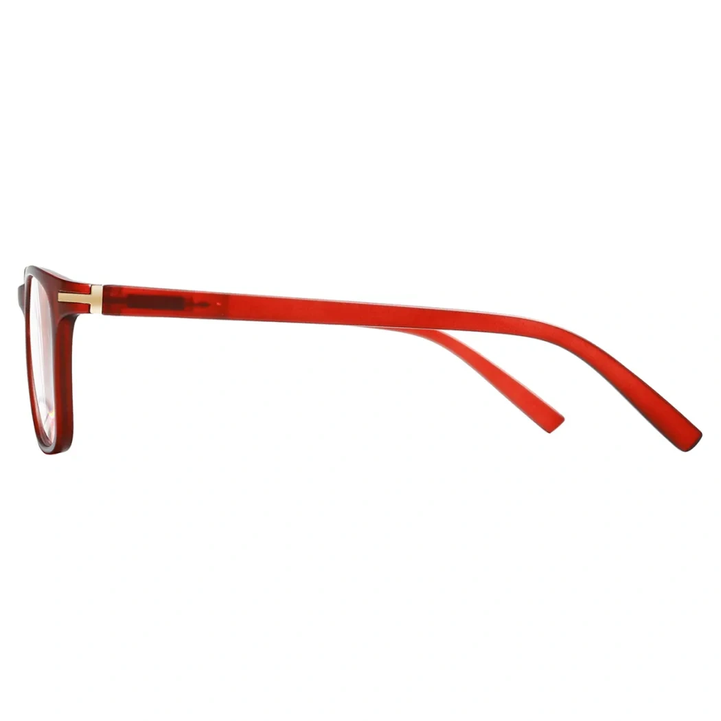 Rectangle Red Reading Glasses