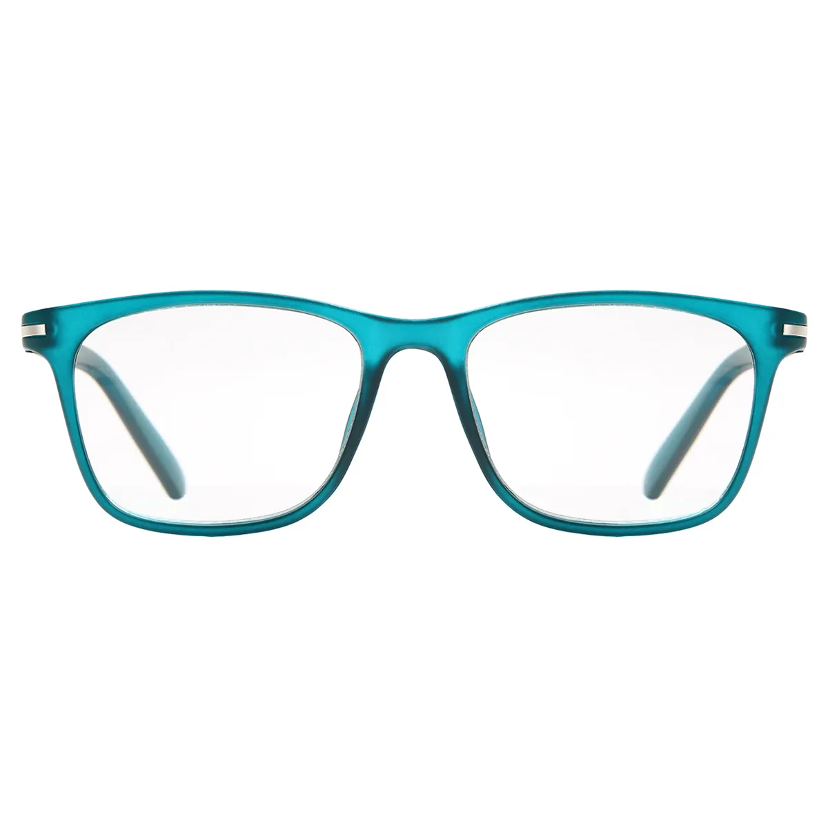 Rectangle Green Reading Glasses