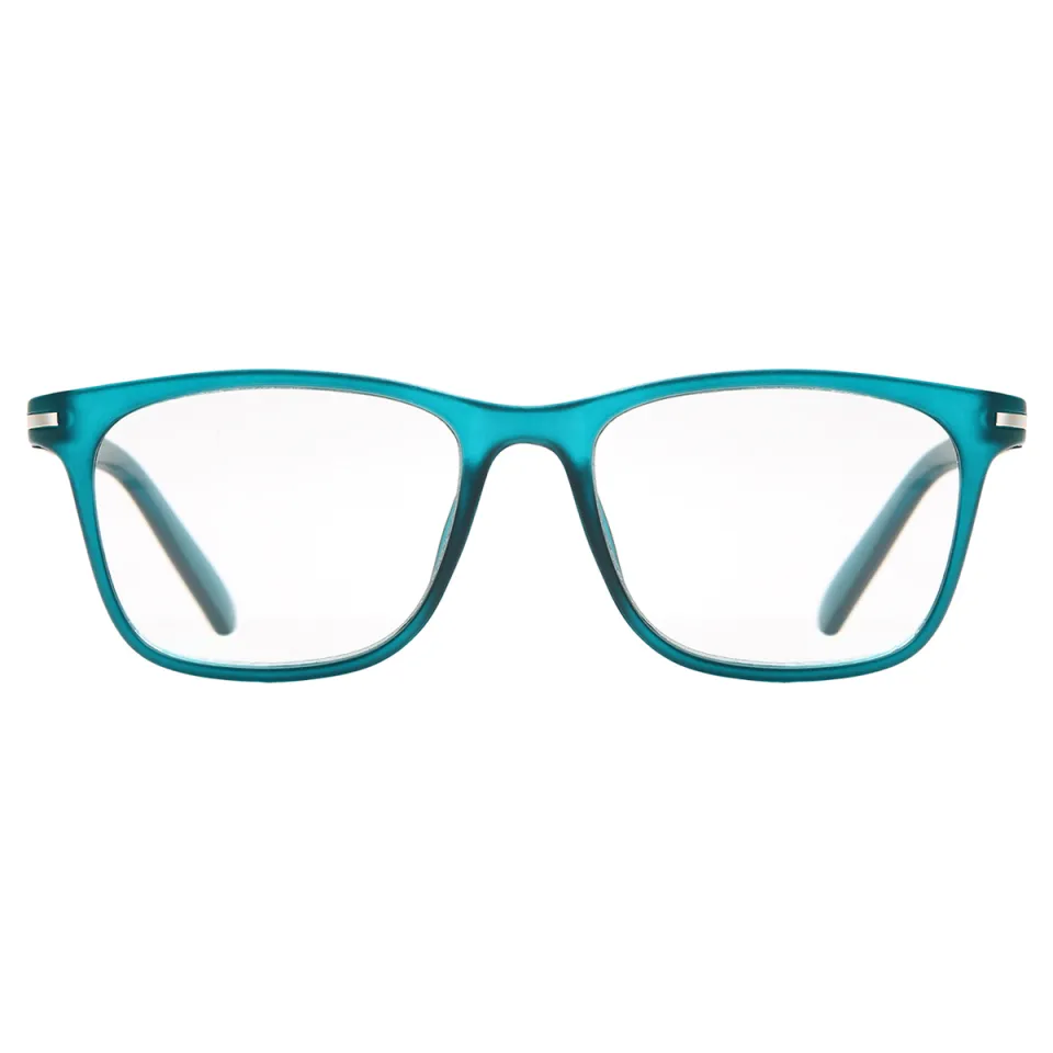 Rectangle Green Reading Glasses