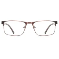 Browline Matte Brown Reading Glasses