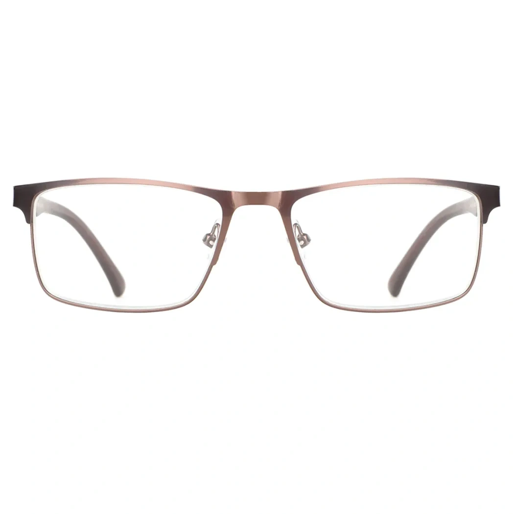 Browline Matte Brown Reading Glasses