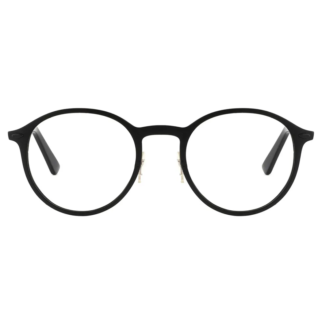 Round Black Eyeglasses