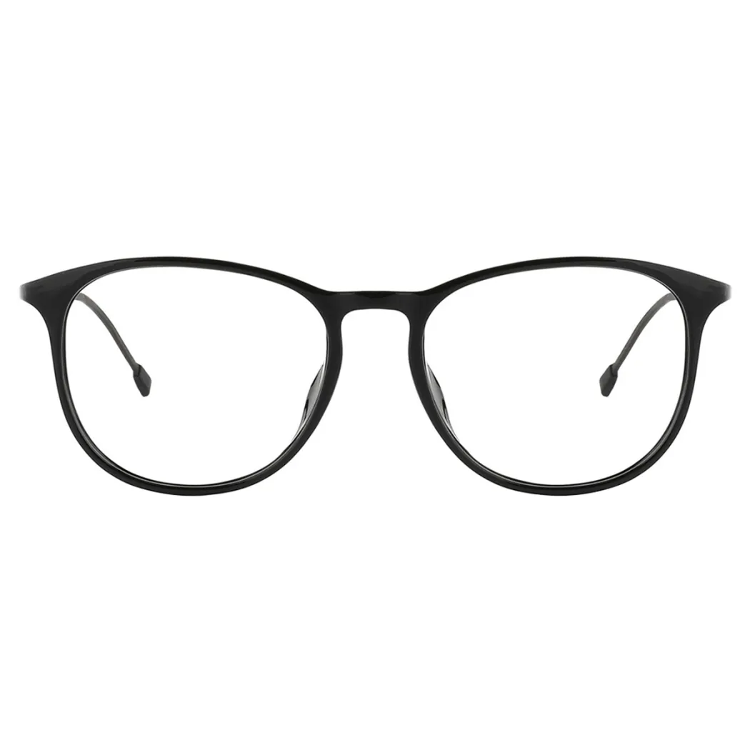Oval Black Eyeglasses