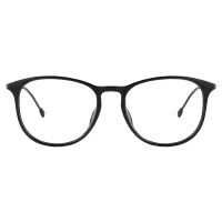 Oval Black Eyeglasses