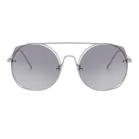 Round Silver Sunglasses