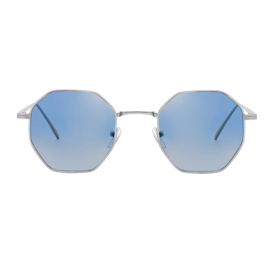 Geometric Silver Sunglasses